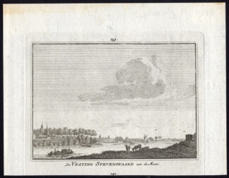 Antique Print-STEVENSWEERT-FORTRESS-Spilman-De Beijer-1746