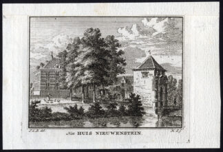 Antique Print-NIEUWENSTEIN-CASTLE-Spilman-De Beijer-1746