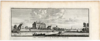 Antique Print-IJSSELSTEIN-'S HEERENDIJK-CASTLE-Spilman-De Beijer-1746