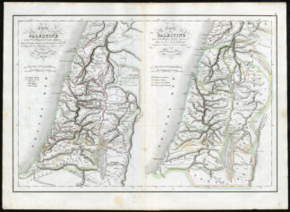 Antique Print-PALESTINE-ISRAEL-COMMON ERA-Delamarche-1840