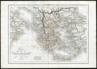 Antique Print-ANCIENT-GREECE-THRACIA-THESSALY-Delamarche-1840