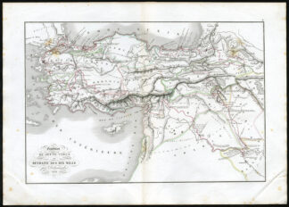 Antique Print-CYRUS-TEN THOUSAND-PERSIA-MIDDLE EAST-Delamarche-1840