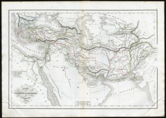 Antique Print-ALEXANDER THE GREAT-CONQUEST-MIDDLE EAST-Delamarche-1840