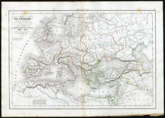 Antique Print-EUROPE-DIOCLETIAN-SASANIAN-NARSES-HUN-Delamarche-1840