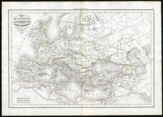 Antique Print-MIDDLE AGES-EUROPE-HUN-OSTROGOTHS-Delamarche-1840