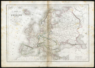 Antique Print-EUROPE-STATES-Delamarche-1840