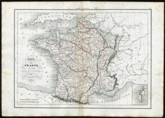 Antique Print-FRANCE-PROVINCES-CORSICA-Delamarche-1840