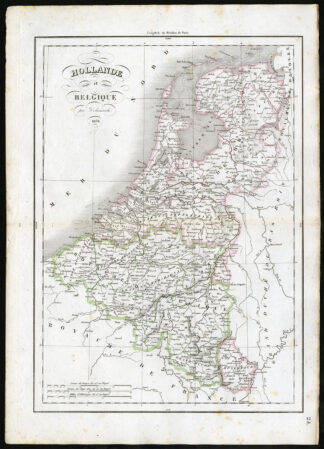 Antique Print-NETHERLANDS-BELGIUM-Delamarche-1840