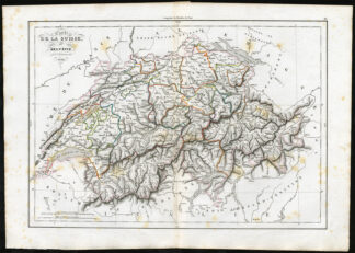 Antique Print-SWITZERLAND-HELVETIA-Delamarche-1840