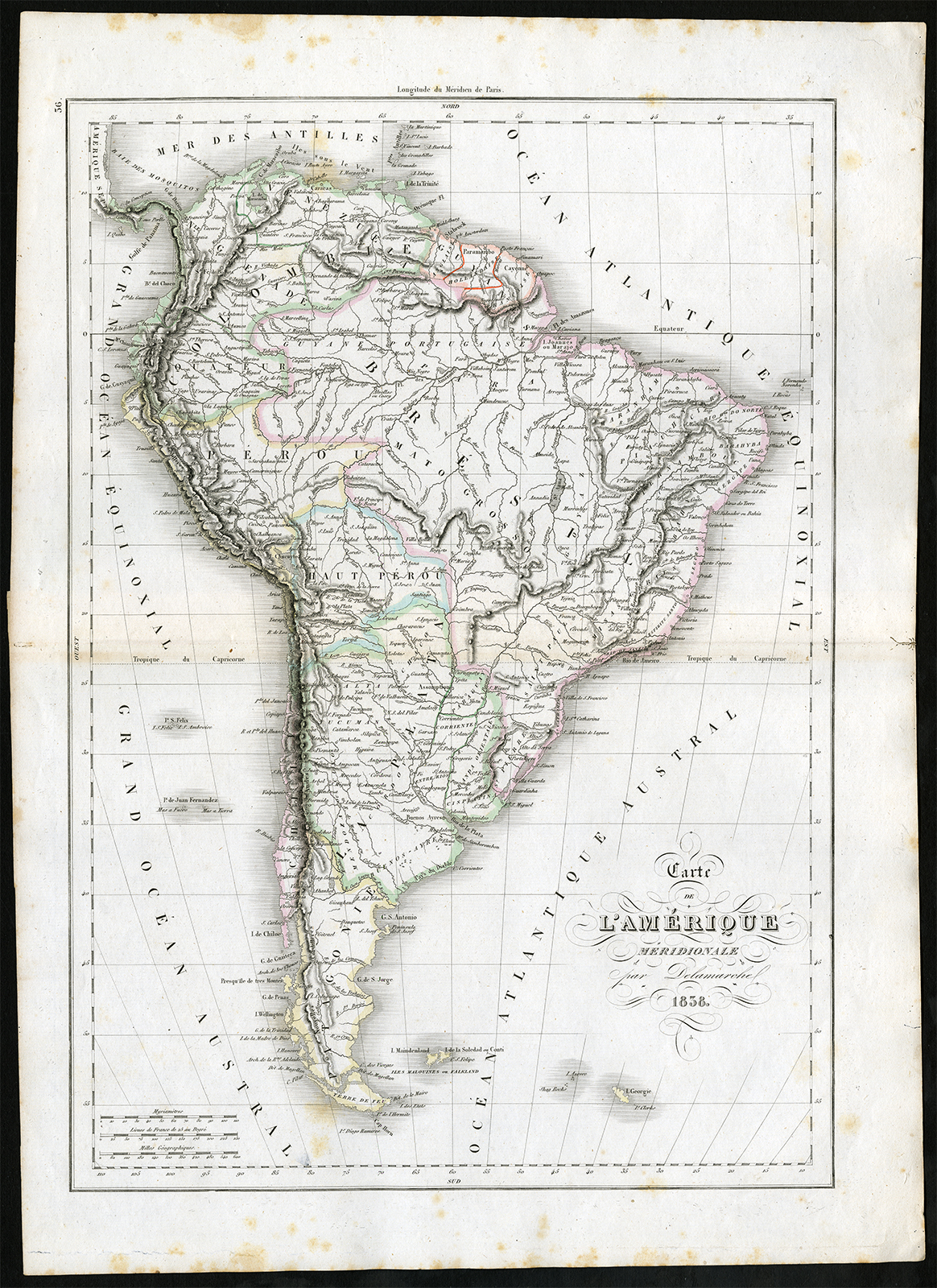Ab8753 416x572 Antique Print-SOUTH AMERICA-BRAZIL-PERU-CHILI-ARGENTINA-Delamarche-1840