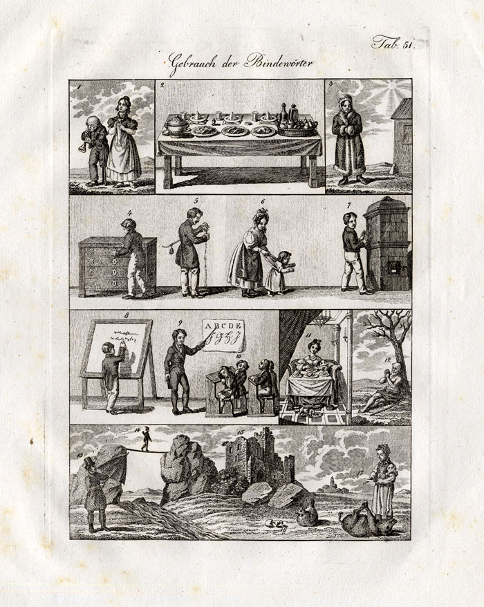 , Antique Print-COSTUME-EDUCATION-SCHOOL-PIG-Czech-1844, Pictura Antique Prints