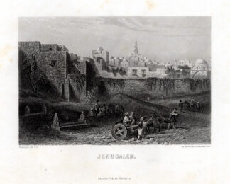 Antique Print-JERUSALEM-ISRAEL-Gregoire-Rouargue-1876