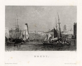 Antique Print-BREST-FRANCE-Gregoire-Outhwaite-Noel-1876