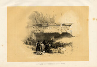 Antique Print-TOMB OF THE KINGS-JERUSALEM-ISRAEL-Roberts-1847