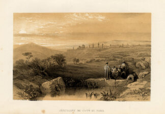 Antique Print-CAMEL-ISRAEL-JERUSALEM-Roberts-1847