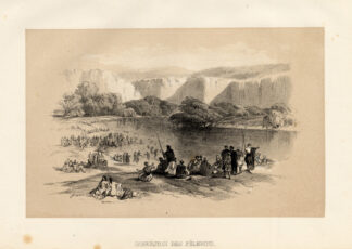 Antique Print-IMMERSION-PILGRIMS-ISRAEL-Roberts-1847