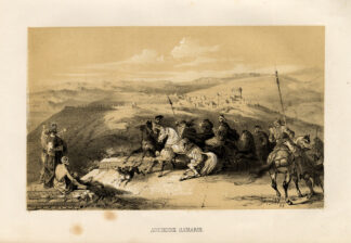 Antique Print-SAMARIA-ISRAEL-PALESTINE-DOG-Roberts-1847