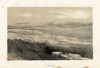 Antique Print-TIBERIAS-ISRAEL-PALESTINE-VIEW-LANDSCAPE-MOUNTAIN-Roberts-1847