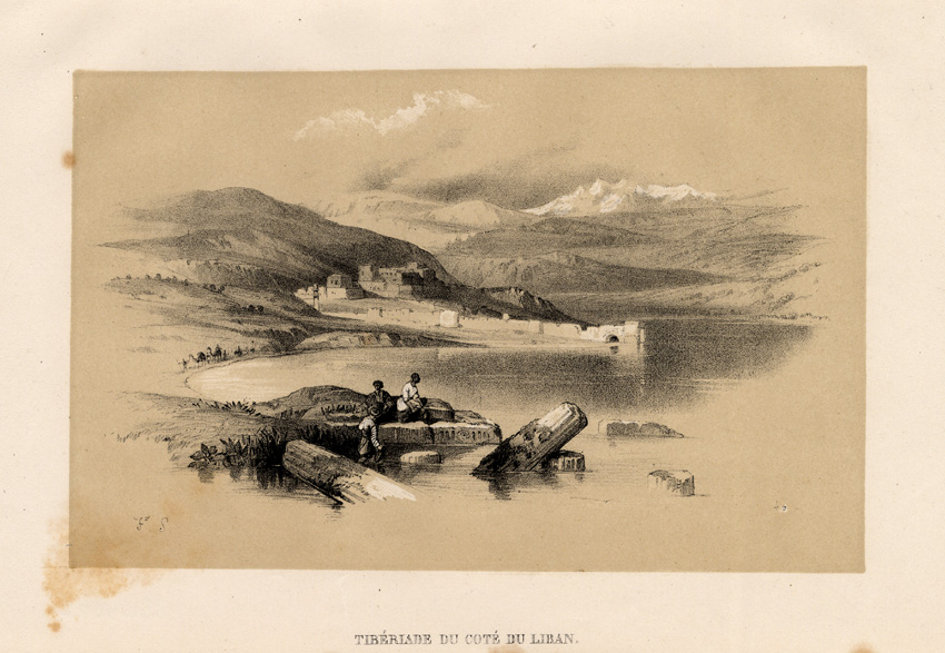 Bb05322 416x287 Antique Print-TIBERIAS-ISRAEL-PALESTINE-Roberts-1847