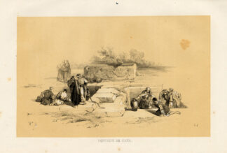 Antique Print-CANA-ISRAEL-PALESTINE-Roberts-1847