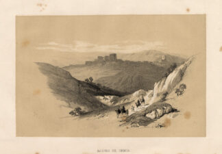 Antique Print-RUINS-SEMUA-ISRAEL-PALESTINE-Roberts-1847