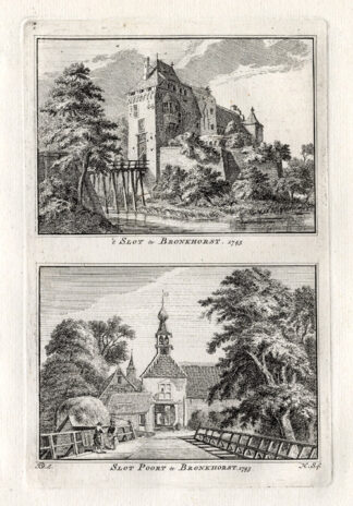 Antique Print-BRONKHORST-NETHERLANDS-Spilman-1743