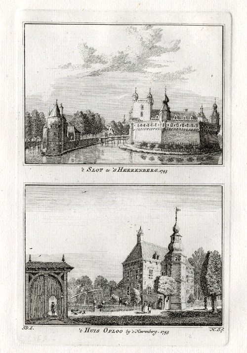 , Antique Print-‘S HEERENBERG-NETHERLANDS-Spilman-1743, Pictura Antique Prints