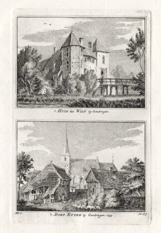 Antique Print-ETTEN-WILT-NETHERLANDS-Spilman-1743