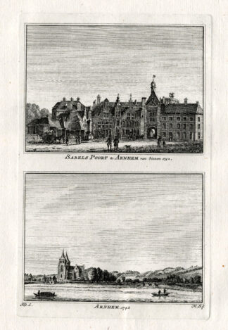 Antique Print-ARNHEM-NETHERLANDS-Spilman-1743