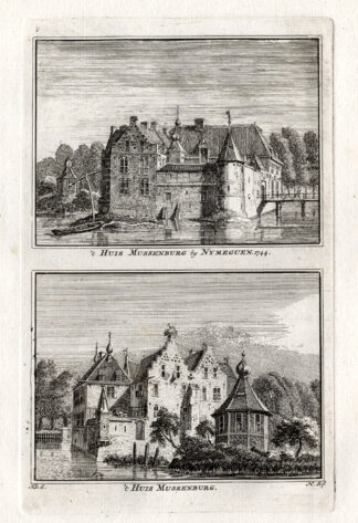 Antique Print-MUSSENBURG-NETHERLANDS-Spilman-1743