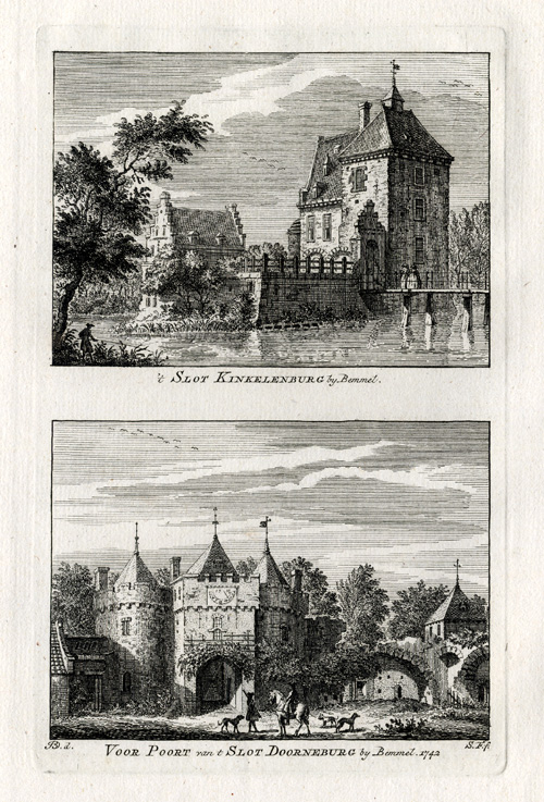 , Antique Print-BEMMEL-CASTLE-NETHERLANDS-Spilman-1743, Pictura Antique Prints