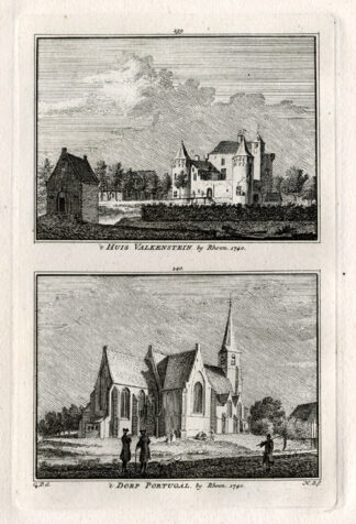 Antique Print-POORTUGAAL-RHOON-NETHERLANDS-Spilman-1743