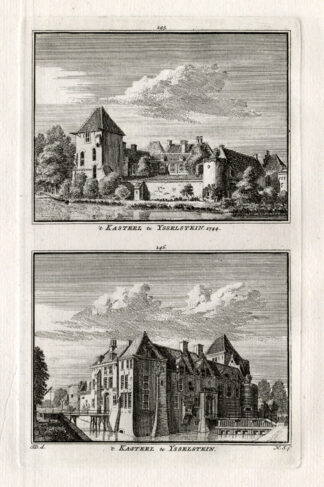 Antique Print-IJSSELSTEIN-NETHERLANDS-Spilman-1743