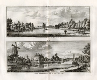 Antique Print-ZWAMMERDAM-RIJN-NETHERLANDS-Spilman-1743