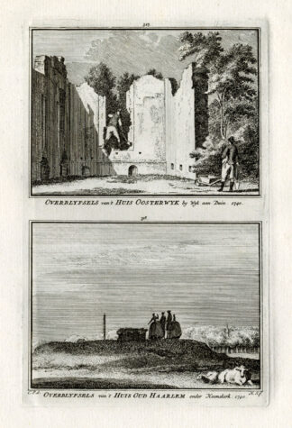 Antique Print-BEVERWIJK-CASTLE-NETHERLANDS-Spilman-1743