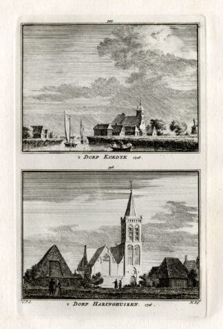 Antique Print-ALKMAAR-KOEDIJK-NETHERLANDS-Spilman-1743