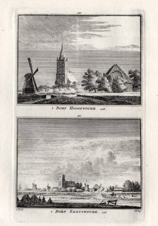 Antique Print-HOOGWOUD-NETHERLANDS-Spilman-1743