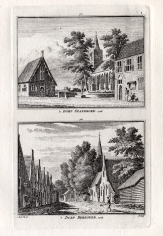 Antique Print-SPANBROEK-NETHERLANDS-Spilman-1743