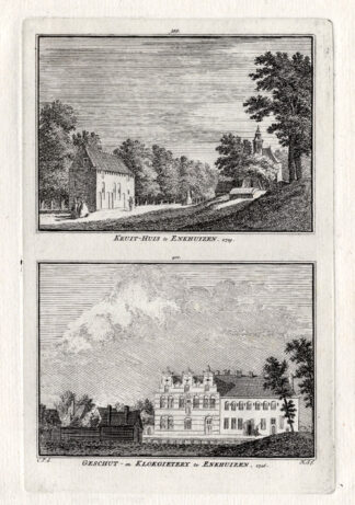 Antique Print-ENKHUIZEN-NETHERLANDS-Spilman-1743