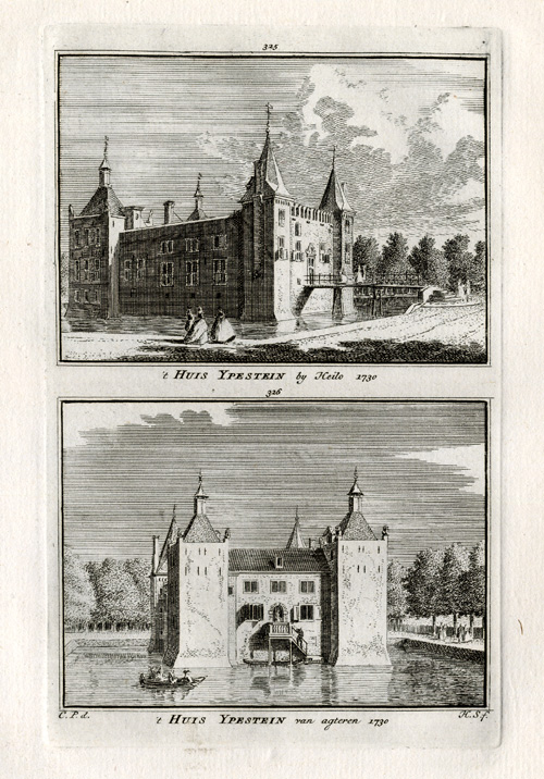 , Antique Print-HEILOO-YPESTEIN-NETHERLANDS-Spilman-1743, Pictura Antique Prints