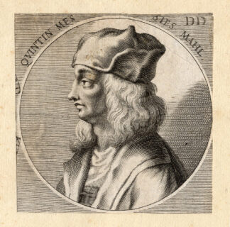 Antique Portrait Print-QUENTIN MATSYS-Sandrart-1675