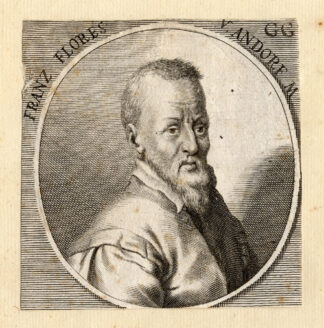 Antique Portrait Print-FRANS FLORIS-Sandrart-1675