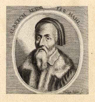 Antique Portrait Print-ALBRECHT ALTDORFER-Sandrart-1675
