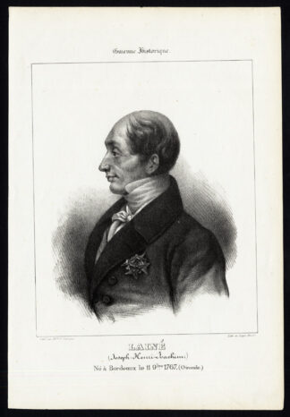 Antique Print-PORTRAIT-JOSEPH HENRI JOACHIM VICOMTE LAINE-FRANCE-Ducourneau-1842
