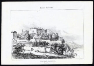 Antique Print-CASTLE-FUMEL-GIRONDE-LOT ET GARONNE-FRANCE-Ducourneau-1842