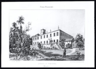 Antique Print-ABBEY-VERTEUIL-GIRONDE-AQUITAINE-FRANCE-Ducourneau-1842