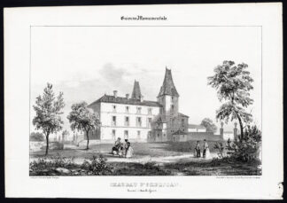Antique Print-CASTLE-ORBESSAN-AUCH-GERS-FRANCE-Ducourneau-1842