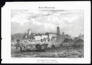Antique Print-CASTLE-BIRAN-CONDOM-GERS-FRANCE-Ducourneau-1842
