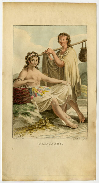 Antique Print-RAIATEA-ULIETA-NATIVE-COSTUME-Kuyper-Portman-1802