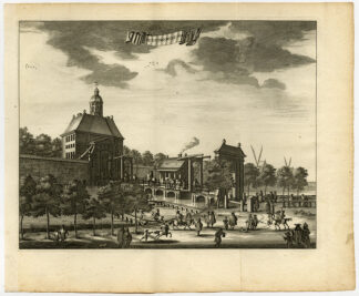 Antique Print-UTRECHT GATE-AMSTERDAM-Commelin-1726